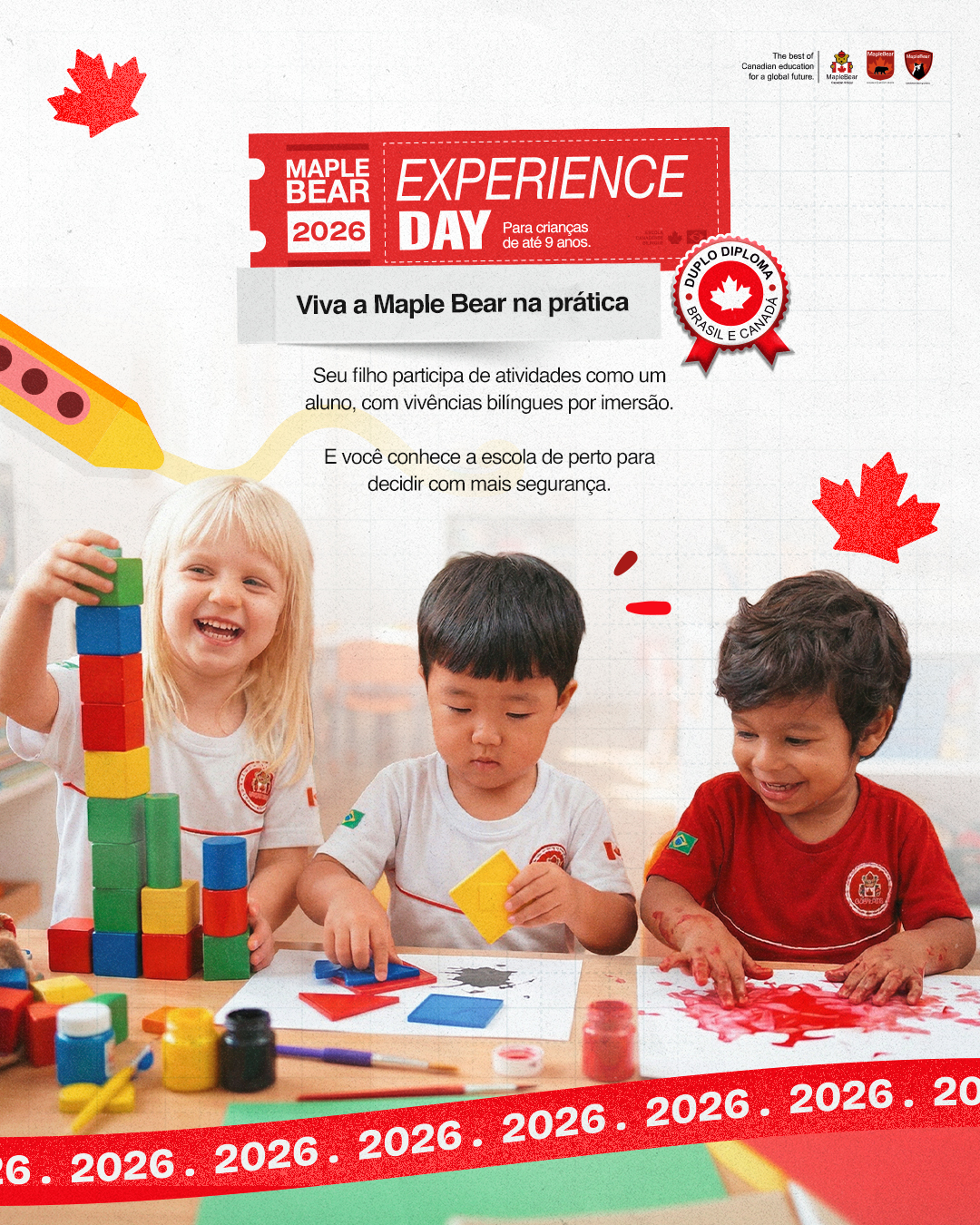 Por que escolher a Maple Bear?